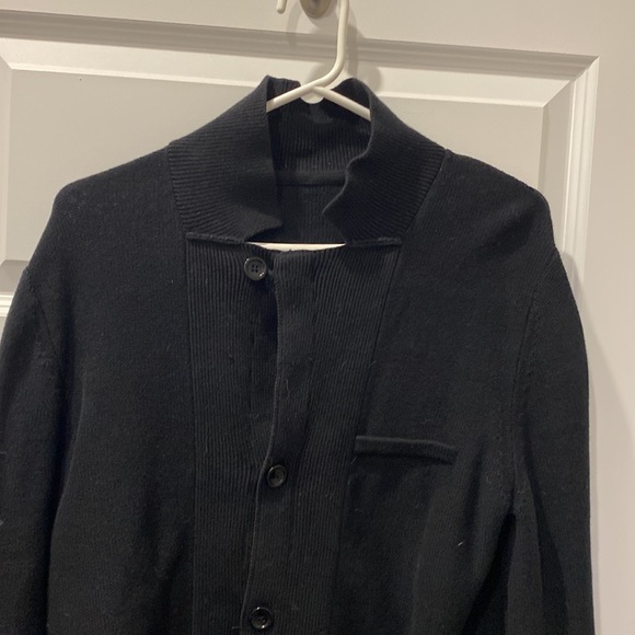 Black button down sweater - Picture 2 of 2